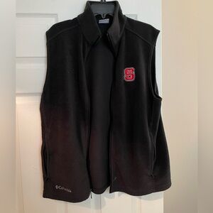 NC State Wolfpack Fleece Columbia Vest (L)